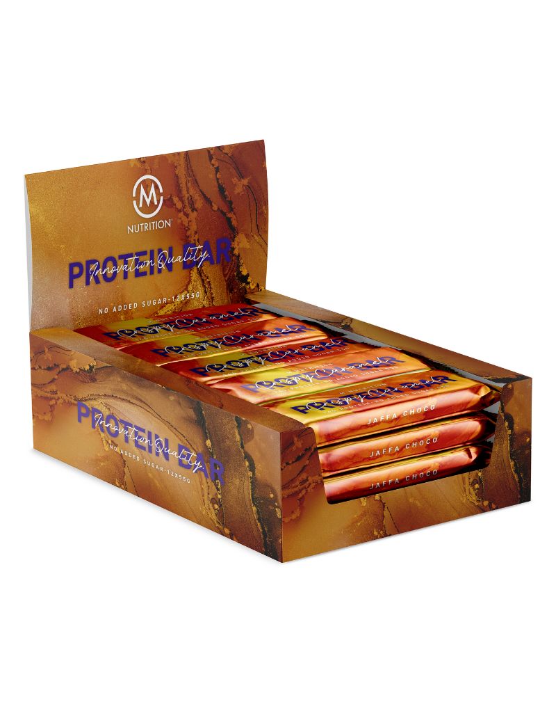 12 kpl M-Nutrition Protein Bar proteiinipatukka, 55 g, Jaffa Choco