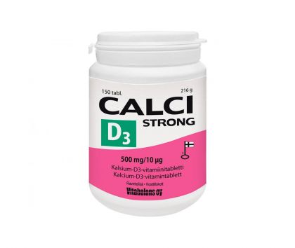 Calci Strong + D3-vitamiini, 150 tabl.