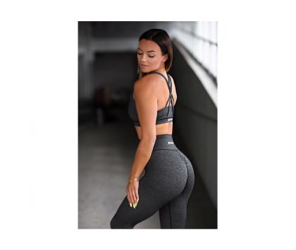 M-NUTRITION Sports Wear Scrunch Butt Tights, Asphalt Grey