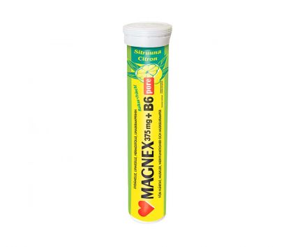 Magnex 375 mg + B6-vitamiini Pore, 20 tabl.