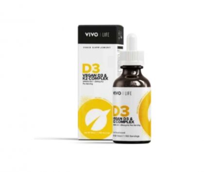 Vivo Life Vitamin D3 with K2, Lemon, 60 ml