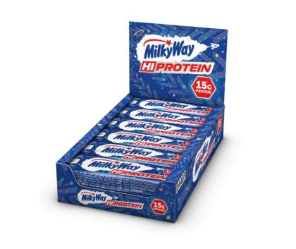 12 kpl Milky Way Hi Protein Bar, 50 g