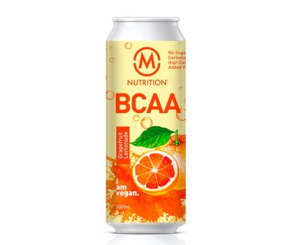 M-Nutrition BCAA-valmisjuoma, 330ml, Red Grapefruit Lemonade (09/24)
