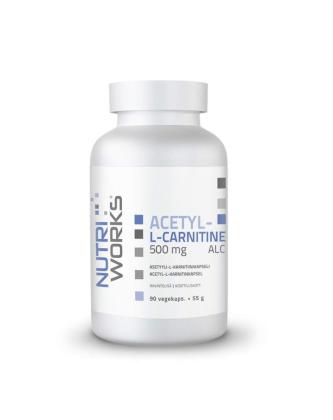Nutri Works Acetyl-L-Carnitine, 500 mg, 90 kaps.