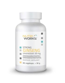 Nutri Works Strong Ginseng, 60 kaps.
