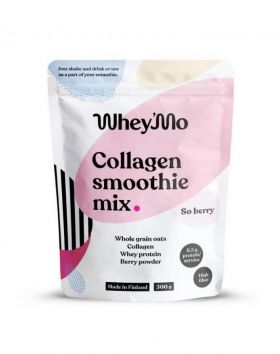 WheyMo Collagen Smoothie Mix 300 g, So Berry