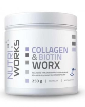 Nutri Works Collagen & Biotin Worx, 250 g