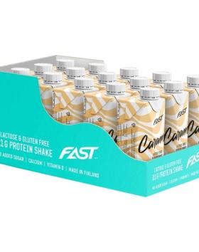 15 kpl FAST Protein Shake, 250 ml, Caramel