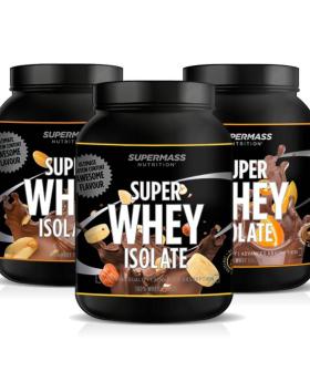 Big Buy: 3 kpl Supermass Nutrition SUPER WHEY ISOLATE (3,9 kg)